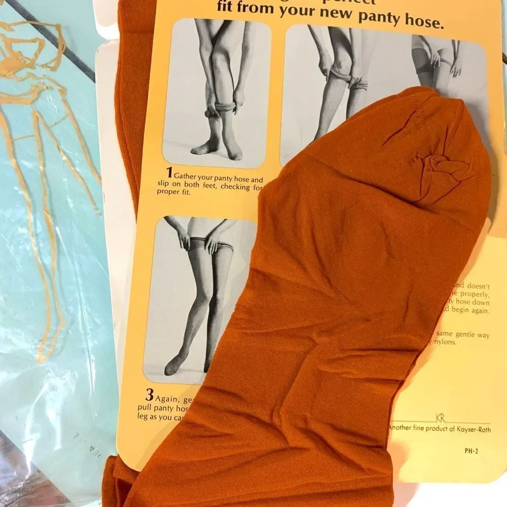 Vintage Mojud Sheer Opaque Pantyhose